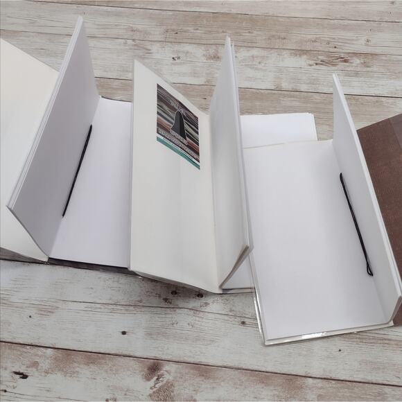 Storybook Themed Small Travel Journals with Sliip Covers, Handmade Small Diary - Picture 4 of 6